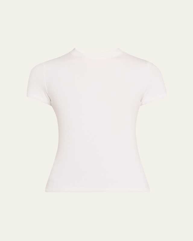 Ribbed Crewneck Baby Tee